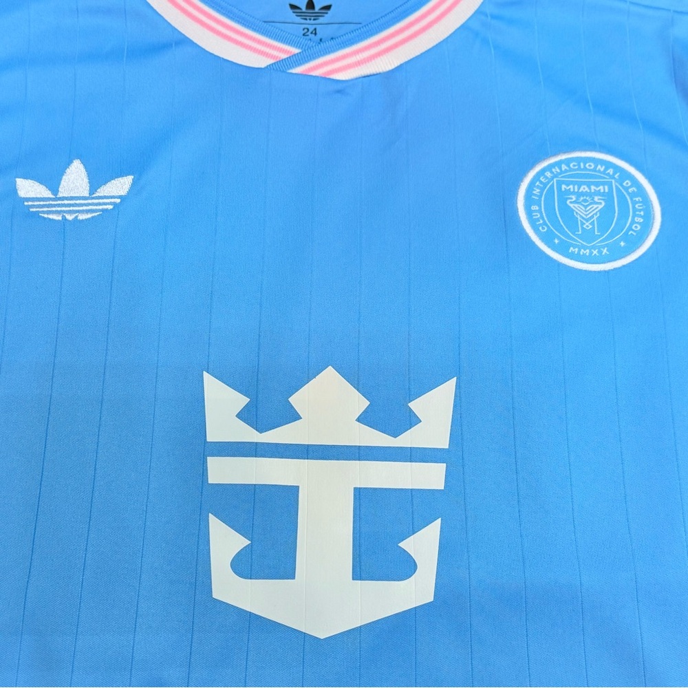 Kids Messi #10 Adidas Soccer Jersey Kit (Jersey + Shorts) Youth (SMALL) (24) Set - Picture 3 of 5